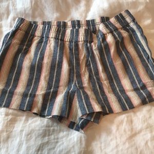 J Crew Linen /cotton blend shorts